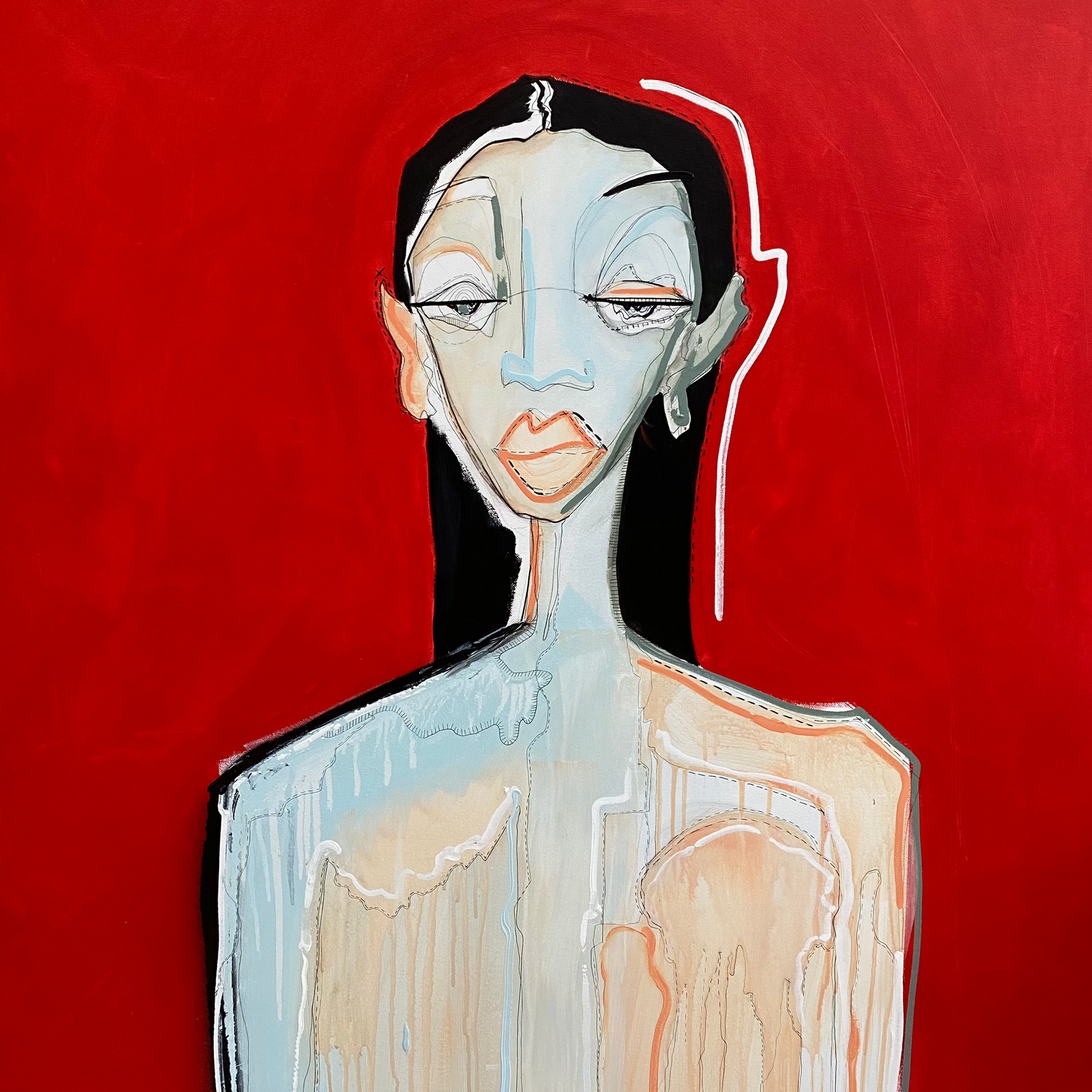 FACE ON CANVAS 06 - 100x150CM